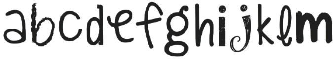 KG Alphabet Regurgitation Regular otf (400) Font LOWERCASE