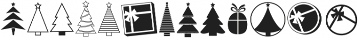 KG Christmas Trees ttf (400) Font UPPERCASE