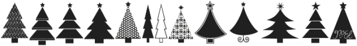 KG Christmas Trees ttf (400) Font LOWERCASE