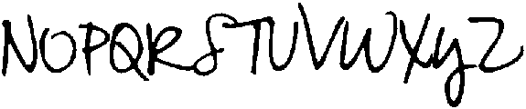 KG Come unto Me ttf (400) Font UPPERCASE