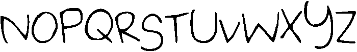 KG Elephant Hiccups ttf (400) Font UPPERCASE