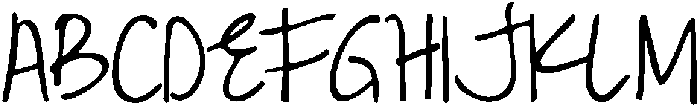 KG Just Realize ttf (400) Font UPPERCASE