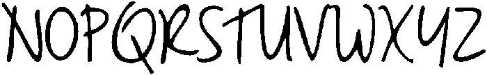 KG Just Realize ttf (400) Font UPPERCASE