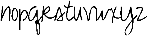 KG Just Realize ttf (400) Font LOWERCASE