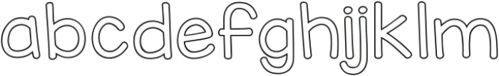 KG Miss Kindy Bubble ttf (400) Font LOWERCASE