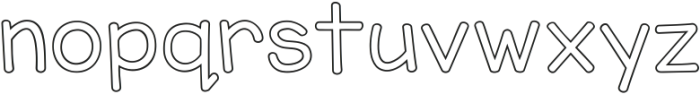 KG Miss Kindy Bubble ttf (400) Font LOWERCASE