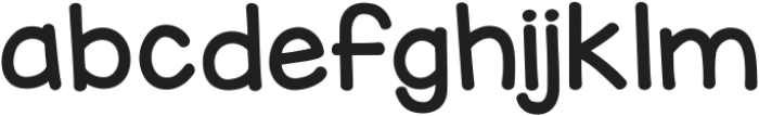 KG Miss Kindy Chunky ttf (400) Font LOWERCASE