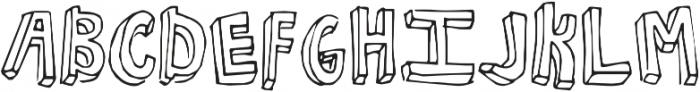KG Modern Monogram ttf (400) Font UPPERCASE