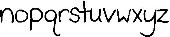 KG Never Say Never ttf (400) Font LOWERCASE