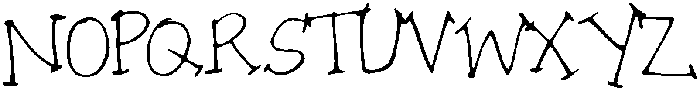 KG Patient Paige ttf (400) Font UPPERCASE