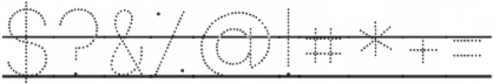 KG Primary Dots Lined Alt ttf (400) Font OTHER CHARS