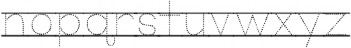 KG Primary Dots Lined Alt ttf (400) Font LOWERCASE