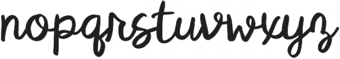 KG Satisfied Script ttf (400) Font LOWERCASE