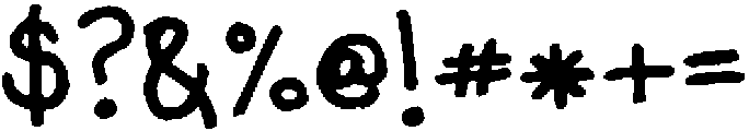 KG Scrogglet ttf (400) Font OTHER CHARS