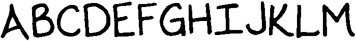 KG Scrogglet ttf (400) Font UPPERCASE