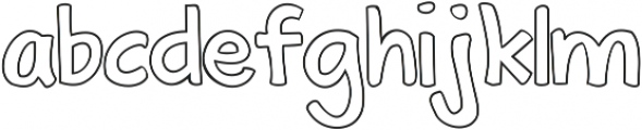 KG Shadow of the Night ttf (400) Font LOWERCASE