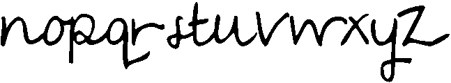 KG Soggy Kitten ttf (400) Font LOWERCASE