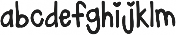 KG Somebody That I Used to Know ttf (400) Font LOWERCASE