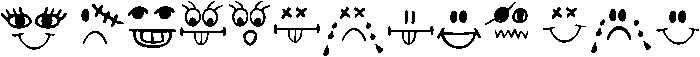 KG Today I Feel ttf (400) Font UPPERCASE