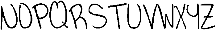 KG Viva La Vida ttf (400) Font UPPERCASE
