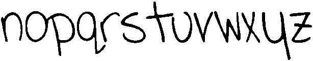 KG Viva La Vida ttf (400) Font LOWERCASE