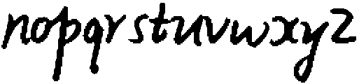 KG Xiao Gao ttf (400) Font LOWERCASE