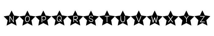 KG All of the Stars Font UPPERCASE