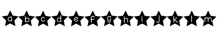 KG All of the Stars Font LOWERCASE