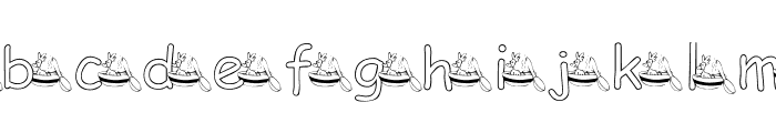 KG CHICKEN SOUP Font LOWERCASE