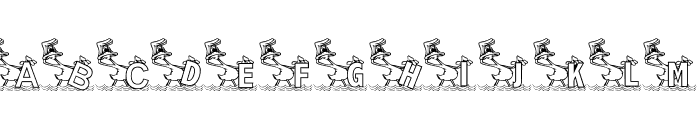 KG DUCKS2 Font UPPERCASE