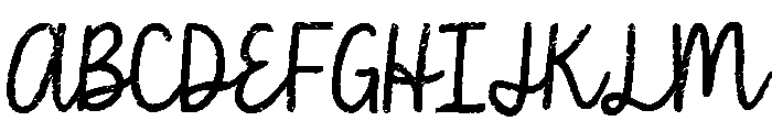 KG Everywhere Everything Normal Font UPPERCASE