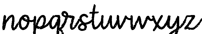 KG Everywhere Everything Normal Font LOWERCASE