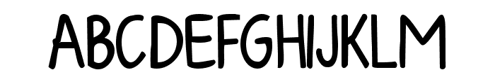KG Fall For You Bold Font UPPERCASE
