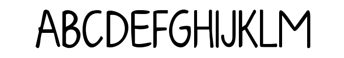 KG Fall For You Font UPPERCASE