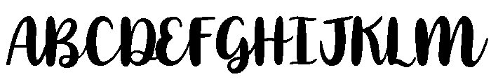 KG Guilty As Sin Normal Font UPPERCASE
