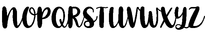 KG Guilty As Sin Normal Font UPPERCASE