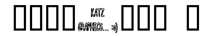 KG KAT'S HANDS Font OTHER CHARS