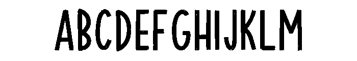 KG Let It Happen Normal Font UPPERCASE