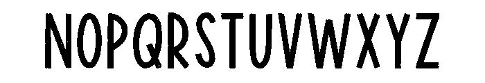 KG Let It Happen Normal Font UPPERCASE