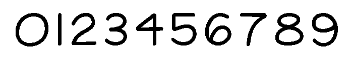 KG Mechanically Mechanical Norm Font OTHER CHARS