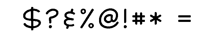 KG Mechanically Mechanical Norm Font OTHER CHARS