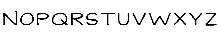 KG Mechanically Mechanical Norm Font UPPERCASE
