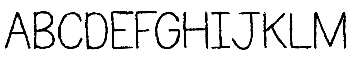 KG Midnight Memories Regular Font UPPERCASE