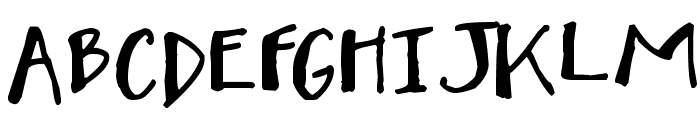 KG Mighty to Save Font UPPERCASE