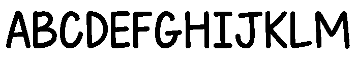 KG Miss Steward Font UPPERCASE