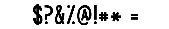 KG Modern Monogram Plain Font OTHER CHARS