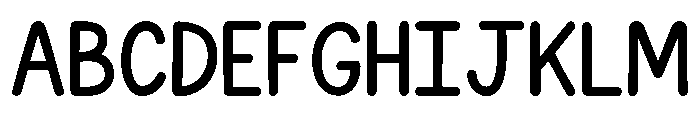 KG Perfect Penmanship Regular Font UPPERCASE