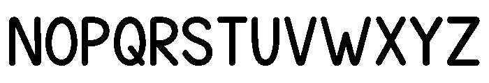 KG Perfect Penmanship Regular Font UPPERCASE