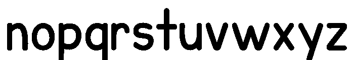 KG Perfect Penmanship Regular Font LOWERCASE