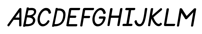 KG Primary Italics Font UPPERCASE